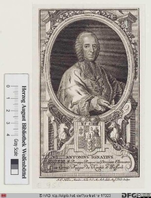 Bildnis Anton Ignaz (Graf Fugger zu Glött von Kirchberg u. Weißenhorn), 1769-87 Fürstbischof von Regensburg