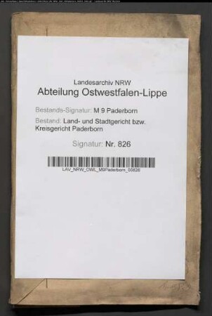 Erblasser: Brenken, Friederike: