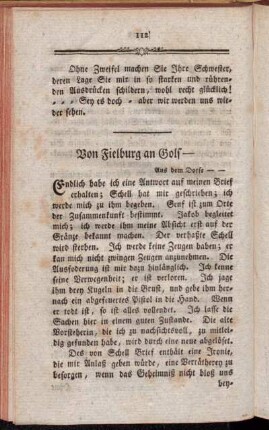 Von Fielburg an Golf---