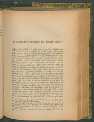 El sentimiento religioso del pueblo ruso