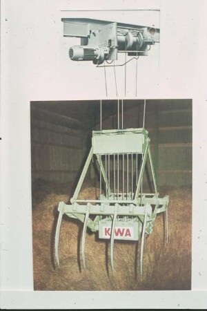 Fotografie: Ein- und Auslagerungstechnik, Greiferanlage, Elektrische Antriebe, Elektromotor