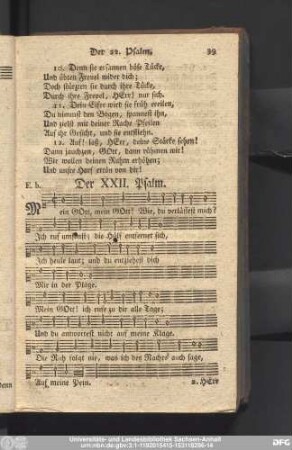Der XXII. Psalm.