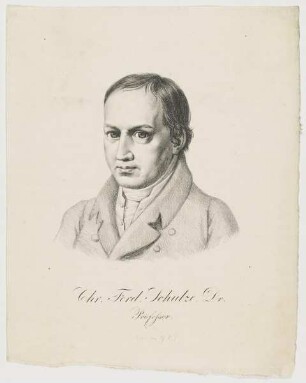 Bildnis des Chr. Ferd. Schulze