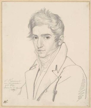 Bildnis Frommel, Carl Ludwig (1789-1863), Maler, Graphiker