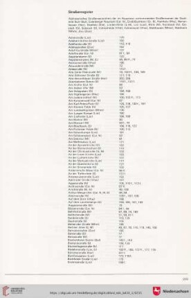 Straßenregister