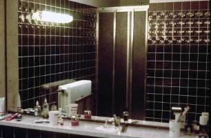 Badezimmer eines Bungalows