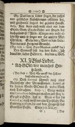 XI. Jesus-Lieder.