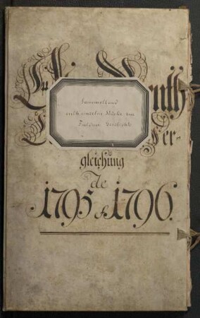 Sammelhandschrift: Briefe und Akten zur Fuldaer Geschichte