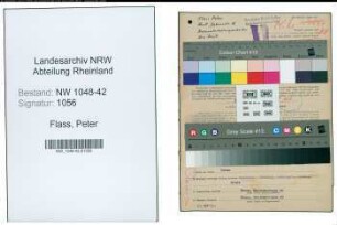 Entnazifizierung Peter Flass , geb. 15.02.1898 (Arbeiter)