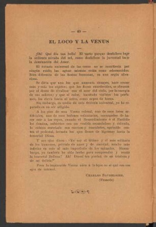 El loco y la Venus