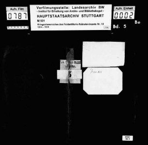 Gesamtregister zu den Bänden 6 - 9 der 2. Batterie
