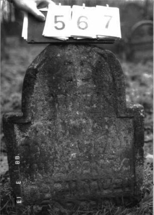 Grabstein 567 (Detailaufnahme)