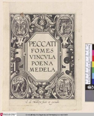 [Titel]: Peccati Fomes Vincvla Poena Medela