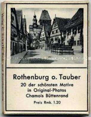 Fotomappe Rotheburg ob der Tauber mit 20 Originalaufnahmen