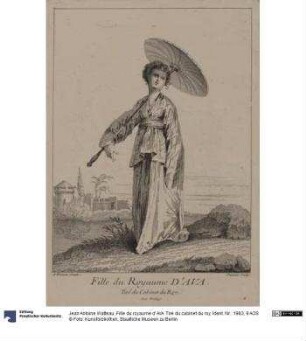 Fille du royaume d' AVA Tiré du cabinet du roy