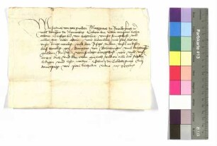 Markgraf Friedrich an Kraft von Hohenlohe: Schuld gegen Beringer von Berlichingen.