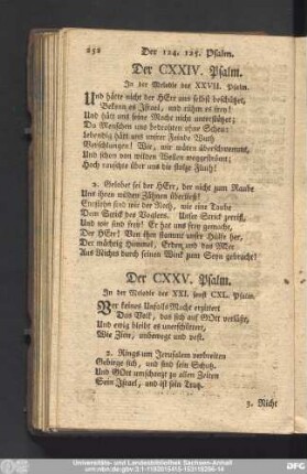 Der CXXIV. Psalm.