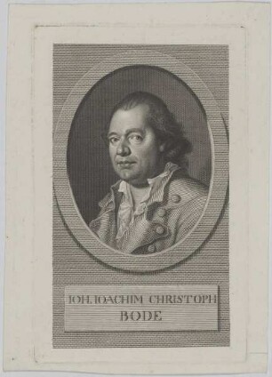 Bildnis des Ioh. Ioachim Christoph Bode