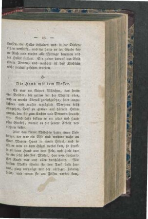 8. Die Hand mit dem Messer