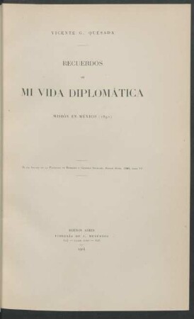 2: Misión en México : (1891)