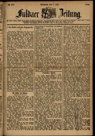 Ausgabe vom Mittwoch, den 07. Juli 1886.