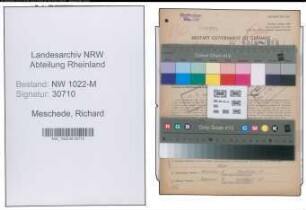Entnazifizierung Richard Meschede , geb. 04.01.1894 (Postbeamter)