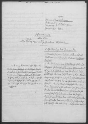 Oberboihingen-Reudern: Pfarrberichte 1931