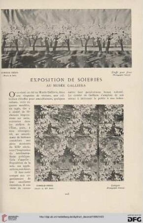 8: Exposition de soieries au Musée Galliera