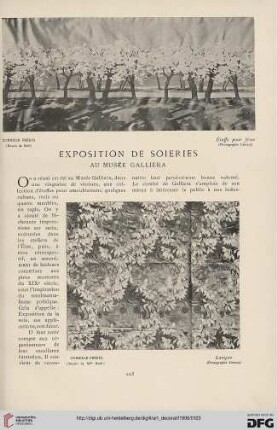 8: Exposition de soieries au Musée Galliera