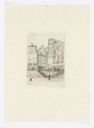 Rue St. Anne, Entrée sur la rue St. Honoré, Blatt 15 der Folge "Butte des Moulins"