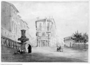 Palazzo Zuccari, von Trinità dei Monti aus gesehen