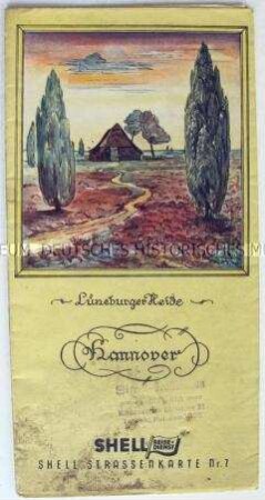 Straßenkarte der Region Hannover/Lüneburger Heide