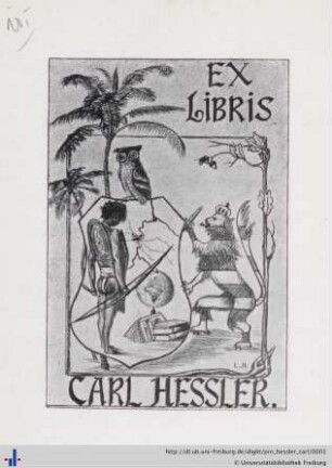 Exlibris (Aus: UB Freiburg, TM 2025/192)