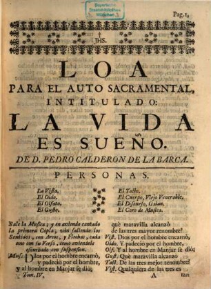 Autos Sacramentales Alegoricos, Y Historiales. 4