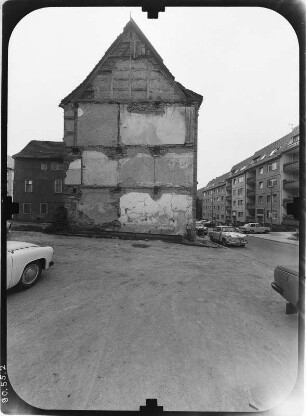 Gotha, Augustinerstraße 15. Wohnhaus. Giebelfront