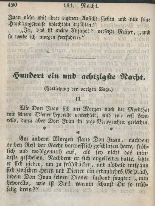 Hundert ein und achtzigste Nacht