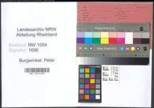 Entnazifizierung Peter Burgwinkel , geb. (Opernsänger)