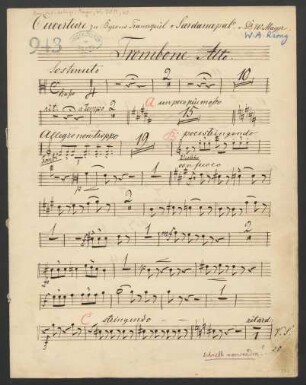 Trombone alto & tenore & basso