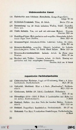 Japanische Farbholzschnitte (Nr. 145-165)