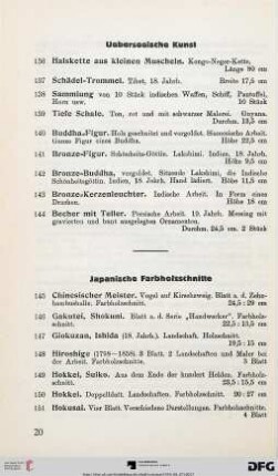 Japanische Farbholzschnitte (Nr. 145-165)