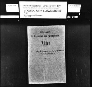 Schuldenwesen der evang. und der kath. Schulgemeinde Unterdeufstetten