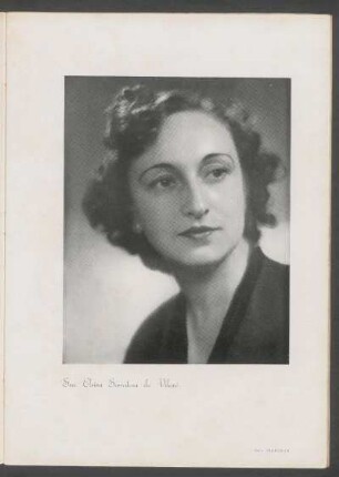 [Fotografía de] Sra. Elvira Serratosa de Vilaró