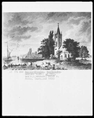 Ansicht der Dorfkirche in Berlin-Stralau
