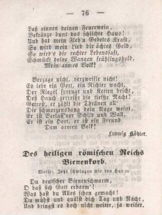Des heiligen römischen Reichs Bienenkorb