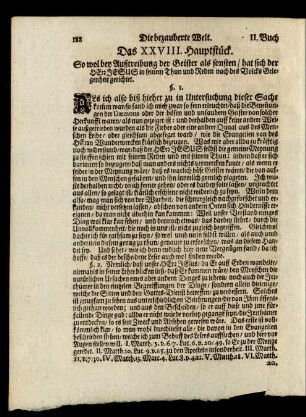 Das XXVIII. Hauptstück.