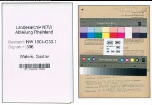 Entnazifizierung Gustav Waters , geb. 16.12.1885 (Studienrat)