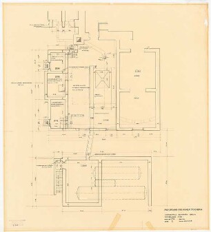 Evangelisches Diakonissenkrankenhaus Bethanien, Berlin-Kreuzberg Umbau. Kesselhaus Süd: Grundriss 1:50