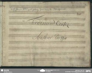 Fernand Cortez. Excerpts - Mus.4308-F-515A