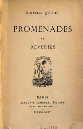 Promenades et rêveries