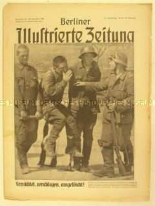 Wochenzeitschrift "Berliner Illustrierte Zeitung" u.a. mit Kriegsberichten aus der Sowjetunion und Nordafrika